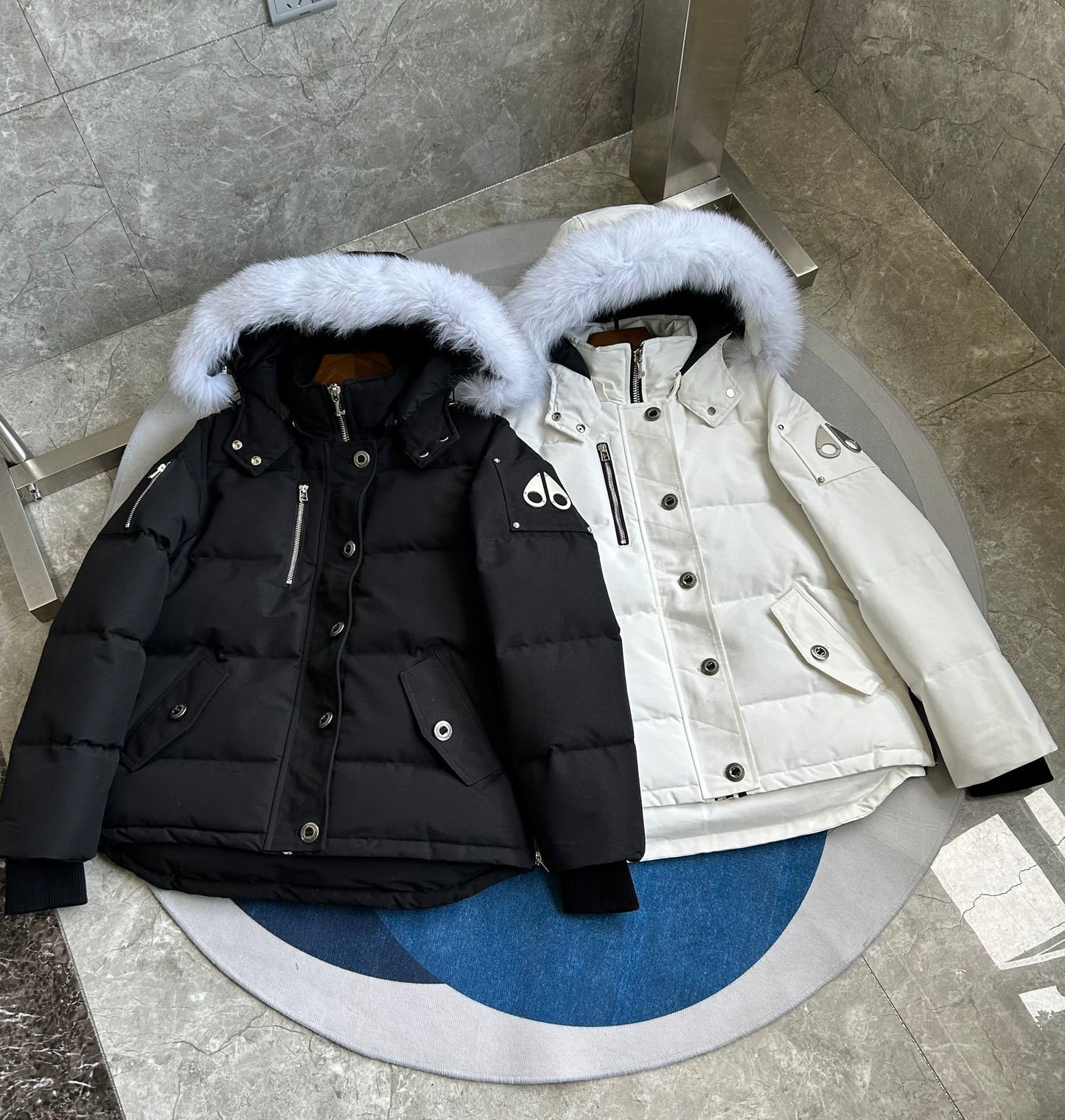 Fur-Hood Puffer Jacket