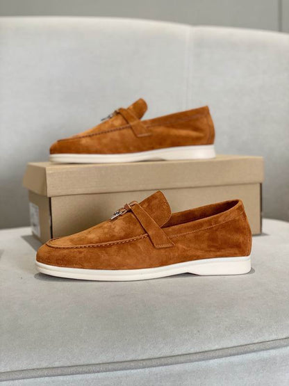 Premium Suede Penny Loafers