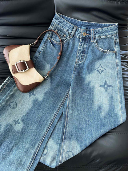 Classic Straight Denim Jeans