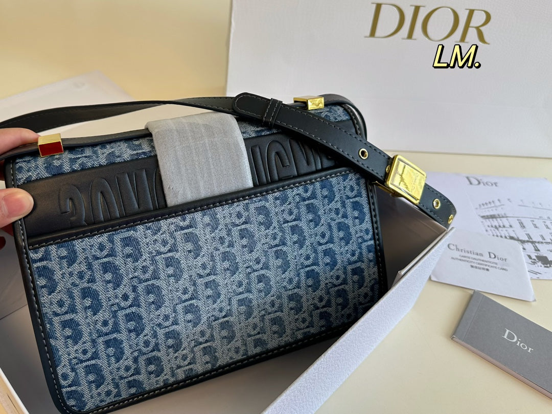 Vintage Denim Shoulder Bag